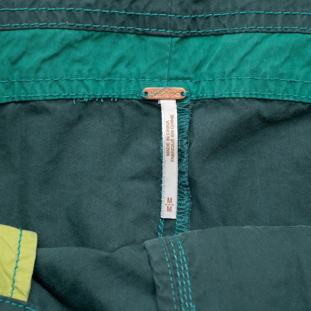 Colorblock Green Cargo Jogger Pants - Unbranded - Picture 8 of 9